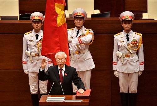 Tổng bí thư, Chủ tịch nước Nguyễn Phú Trọng tuyên thệ trước Quốc hội