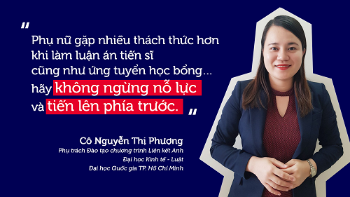 Chị Nguyễn Thị Phượng – Trường ĐH Kinh tế - Luật, ĐHQG TP. Hồ Chí Minh