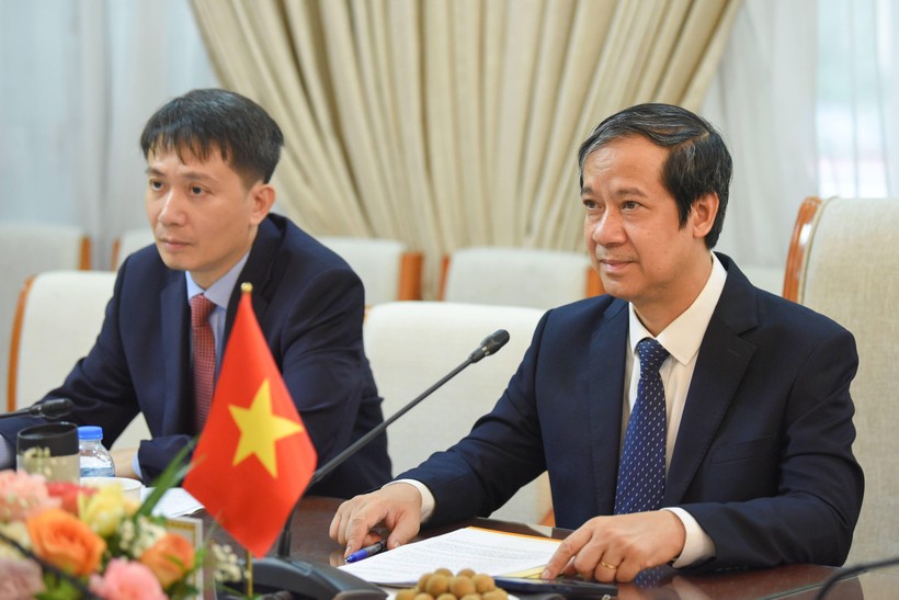 Bộ trưởng Nguyễn Kim Sơn tiếp xã giao Đại sứ Mexico tại Việt Nam ảnh 1