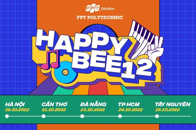 Chuỗi nhạc hội Happy Bee 12 diễn ra vào cuối tháng 10.