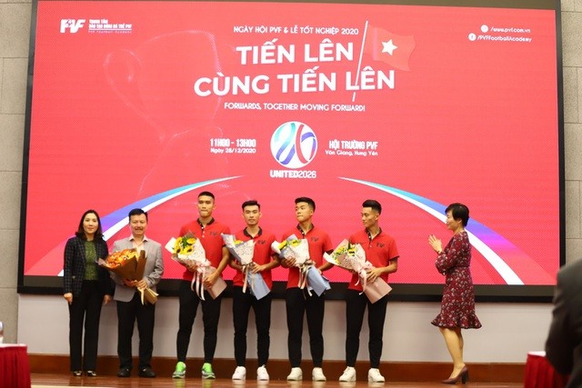 Học viên PVF tốt nghiệp và được chuyển nhượng cho các đội bóng chuyên nghiệp Việt Nam.