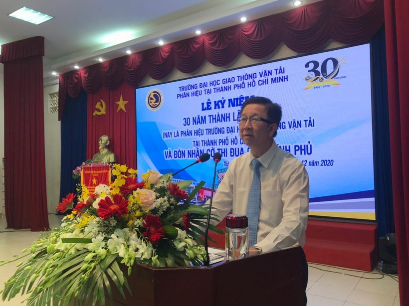 Ông Phạm Đức Hải- Phó Chủ tịch thường trực HĐND TP.HCM phát biểu tại lễ kỉ niệm