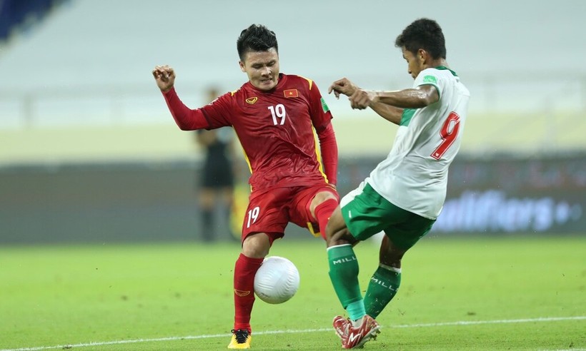 Indonesia thua toàn diện trước Việt Nam. Ảnh VNE.