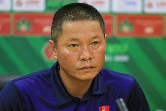 HLV Chu Đình Nghiêm quyết tâm đánh bại TP. HCM ở vòng 14 V.League.