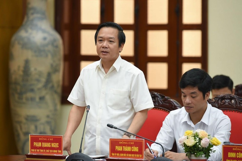 Bộ trưởng Nguyễn Kim Sơn làm việc với lãnh đạo tỉnh Ninh Bình  ảnh 4