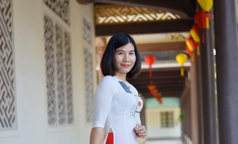 Cô giáo Hồ Thị Tuyết - một trong hai nhà giáo tiêu biểu của tỉnh Quảng Trị được Bộ GD&ĐT vinh danh trong năm 2021 