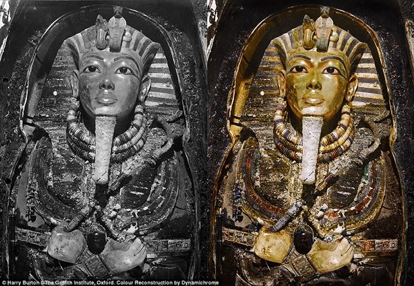 Loạt ảnh màu về lăng mộ vua Ai Cập lần đầu tiên được công bố