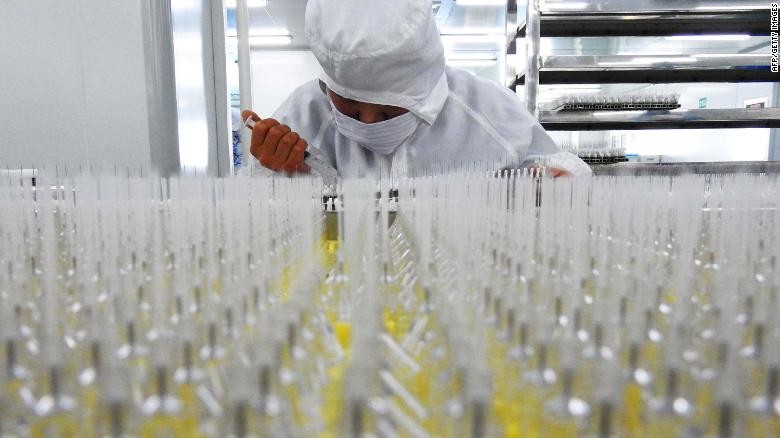 Một nhà máy ở miền Đông Trung Quốc sản xuất thiết bị y tế, một trong những ngành mà chính phủ Trung Quốc muốn thúc đẩy công nghệ phát triển trong nước