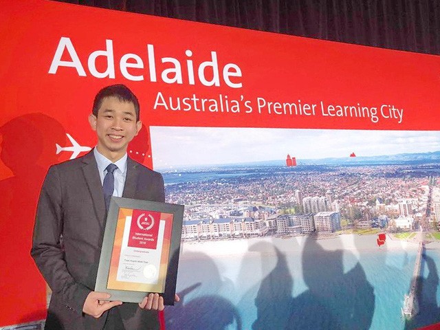 Một SV Việt giành giải sinh viên quốc tế xuất sắc Nam Úc
