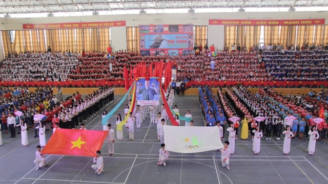 Khai mạc Hội khỏe Phù Đổng tỉnh Nghệ An lần thứ XVIII năm 2018
