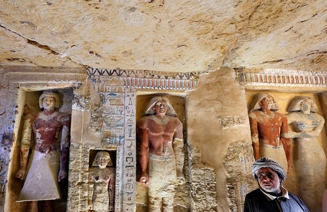 Ai Cập phát hiện lăng mộ bề thế 4.400 năm tuổi không phải của Pharaon 