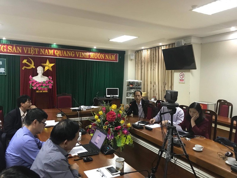 Phóng viên Báo Pháp luật Việt Nam làm việc với Ban Chấp hành Đảng bộ Trường Đại học Y - Dược