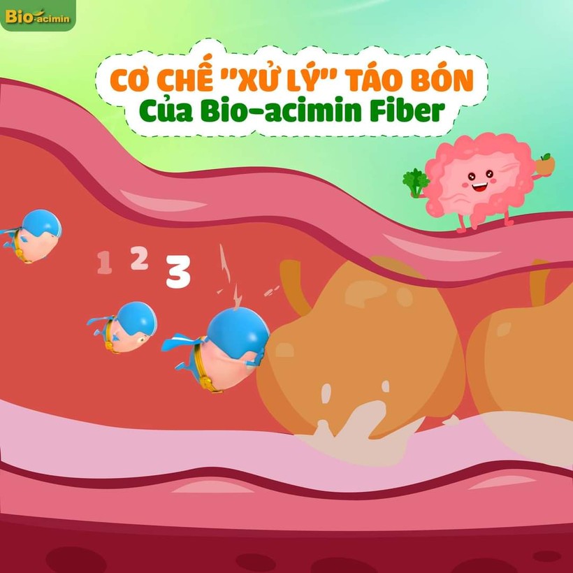 Bio-acimin Fiber - Lời giải cho "bài toán hóc búa" mang tên táo bón ở trẻ ảnh 1