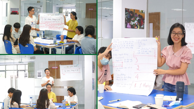 Thanh niên tham gia tập huấn kỹ năng truyền thông môi trường của Quỹ Vì tầm vóc Việt ảnh 4