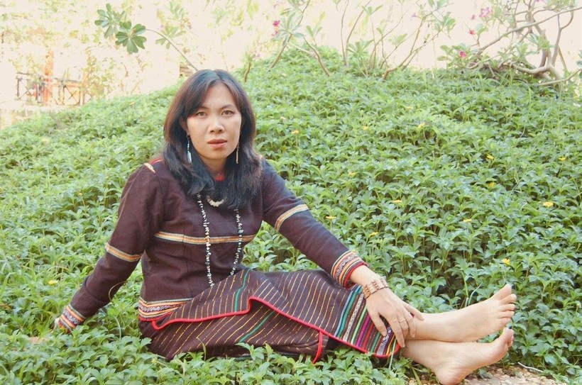 Cô Kiều Thị Giang ở trường Phổ thông Dân tộc nội trú THCS - THPT huyện Đắk R’lấp, tỉnh Đăk Nông.