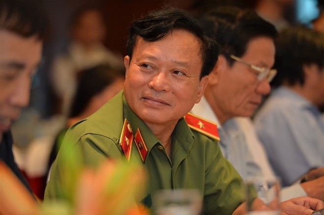 Thiếu tướng, nhà văn Nguyễn Hồng Thái - Thành viên Ban giám khảo Giải báo chí Vì sự nghiệp giáo dục Việt Nam 2019. 