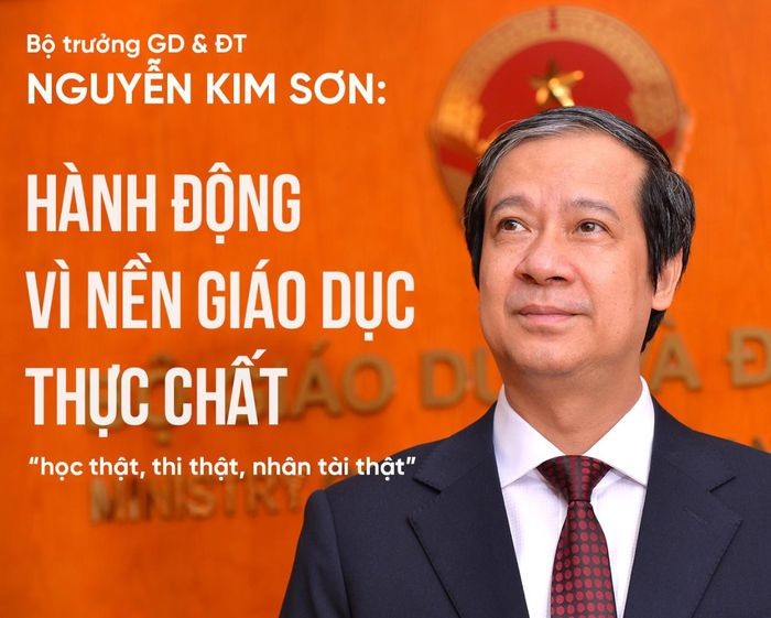 Bộ trưởng Bộ GD&ĐT Nguyễn Kim Sơn.