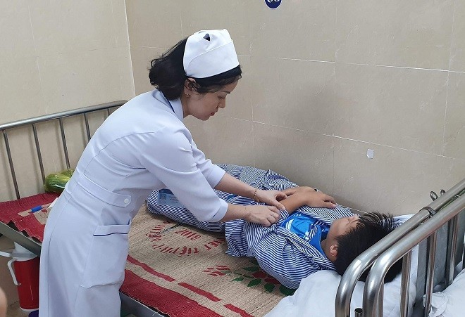 Khanh đang được điều trị tại Bệnh viện Hữu nghị Việt Tiệp