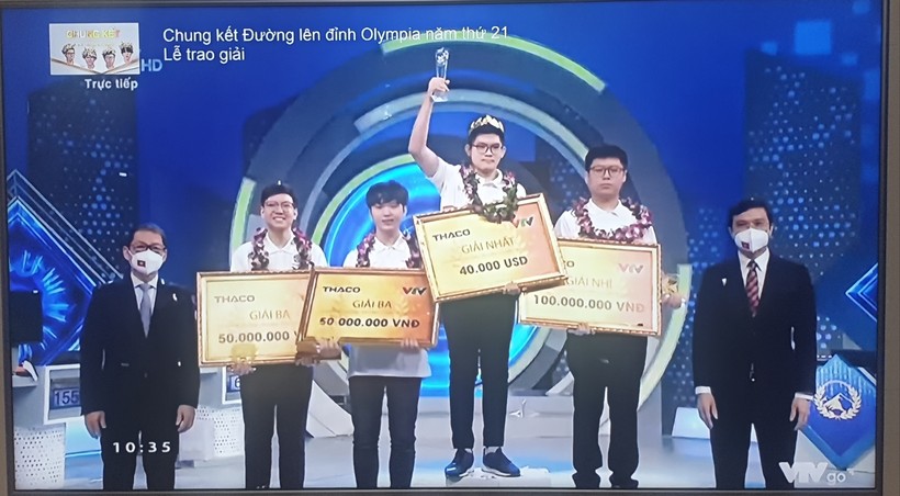 Nguyễn Hoàng Khánh, thí sinh của Quảng Ninh xuất sắc giành vô địch trận chung kết Đường lên đỉnh Olympia.
