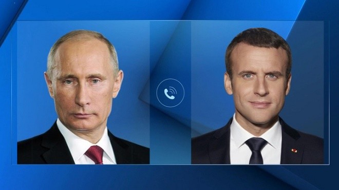 Tổng thống Nga thảo luận với Tổng thống Pháp về tình hình tại Belarus